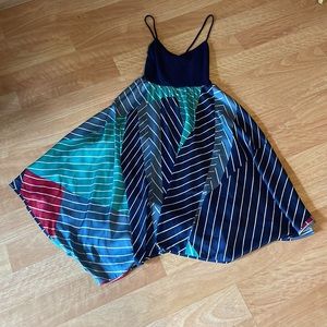 Silky handkerchief dress